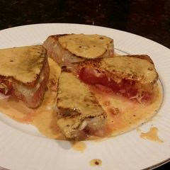A picture of Brad's Cajun tuna steaks.