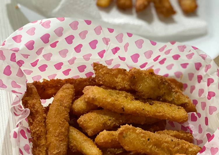 Bagaimana mengolah Potato cheese stick yang Bisa Manjain Lidah