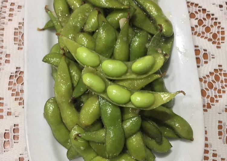 Cara Menyegarkan Makan di DimeEdamame Garlic