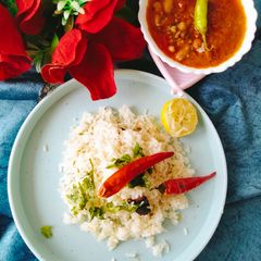 A picture of JEERA CINNAMON RICE 🍚 PULAO 😋.