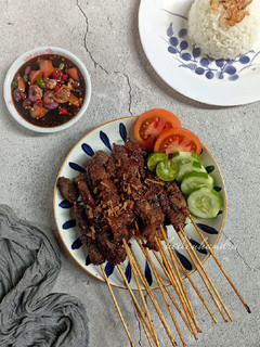 Foto resep Sate maranggi,daging kambing