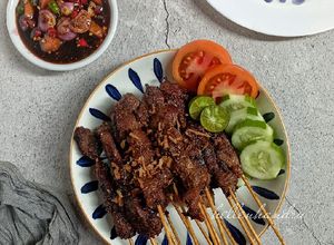 Foto resep Sate maranggi,daging kambing