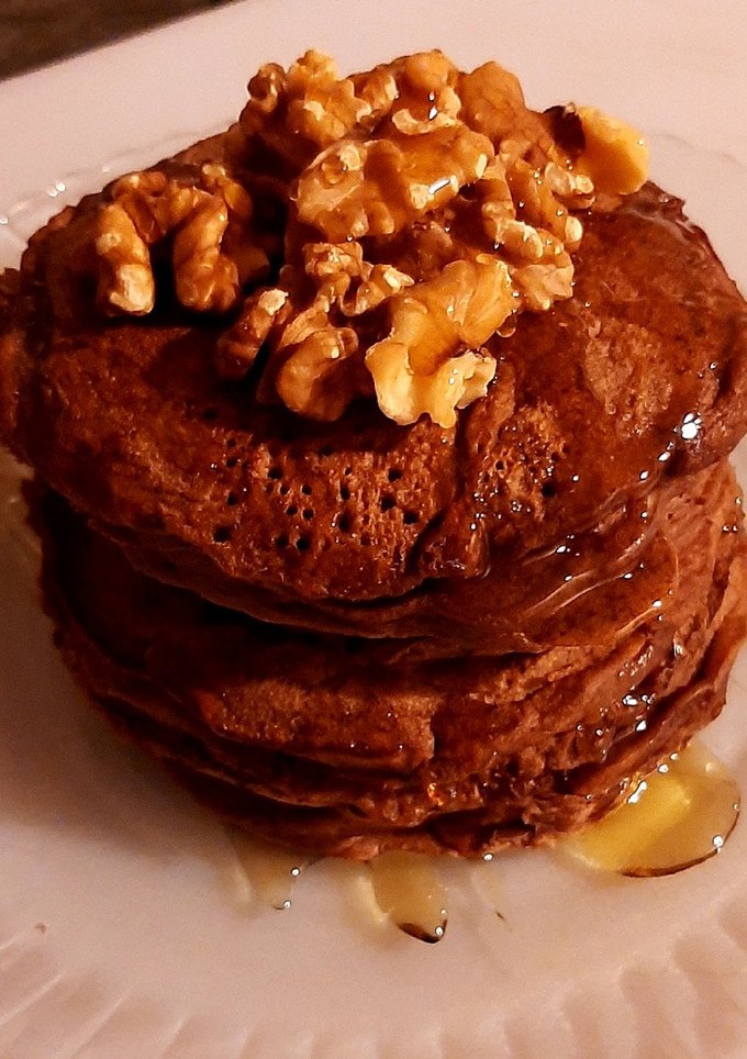 Una foto de Tortitas de chocolate