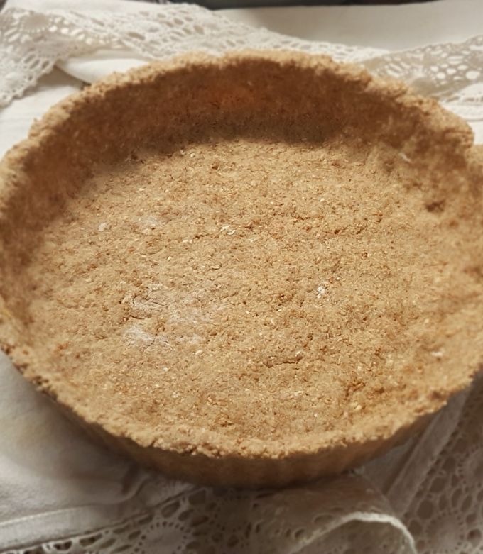 Una foto de Masa integral para tarta salada