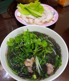 canh rong biển tôm