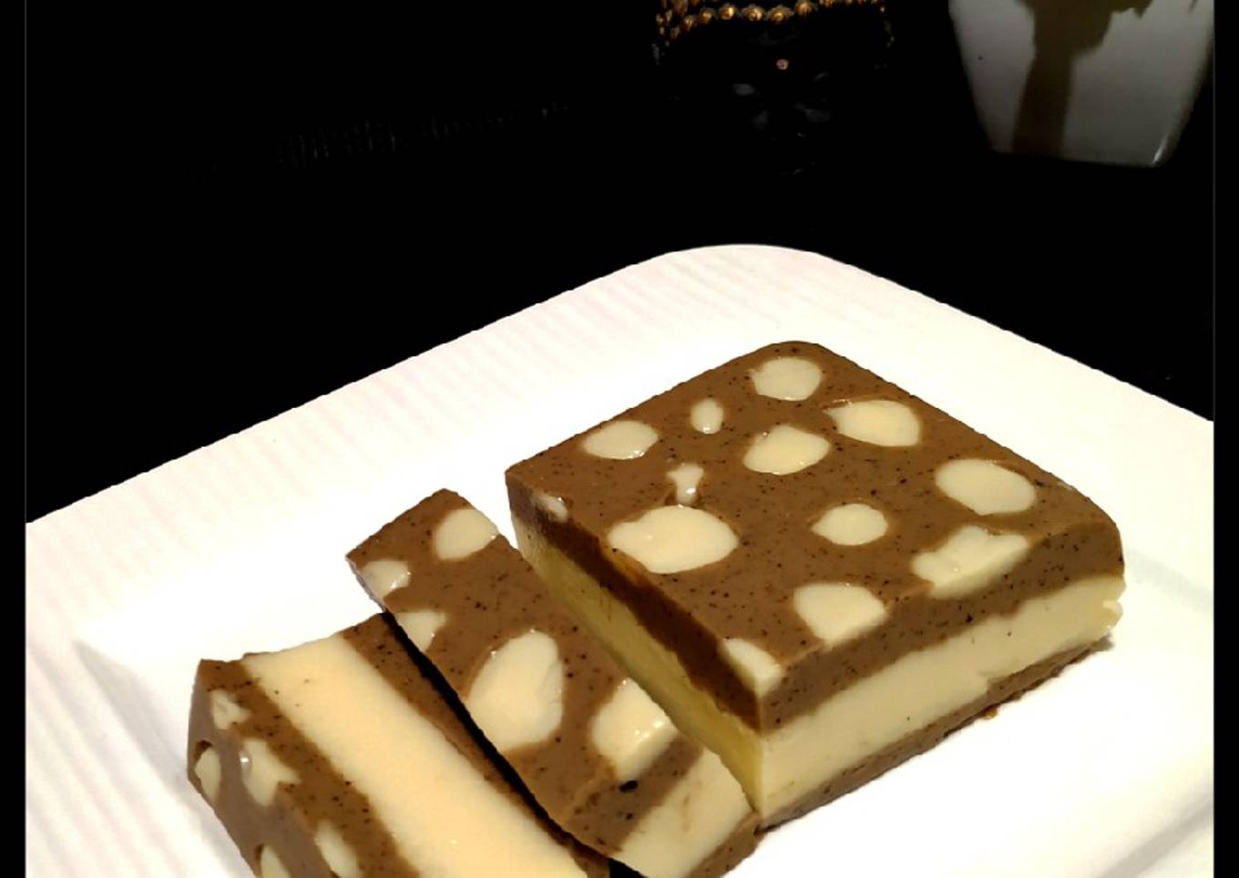 "Eggless Coffee-Choco Pudding"ðŸ®