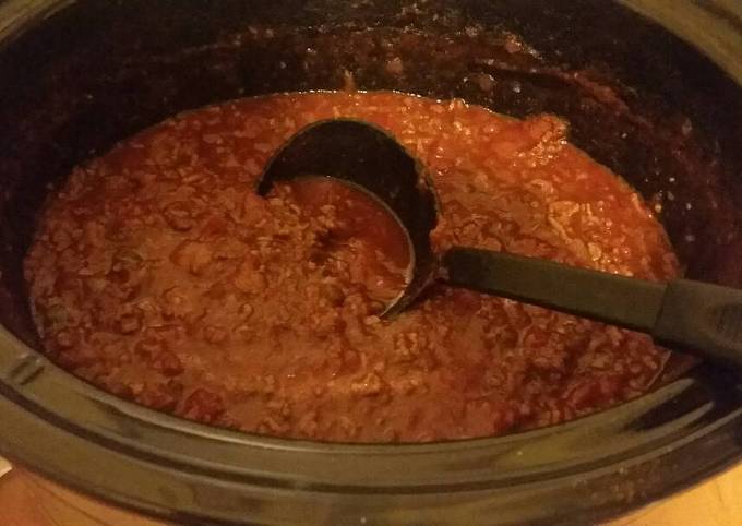 Easiest Way to Make Speedy Crock Pot Bean-Free Chili