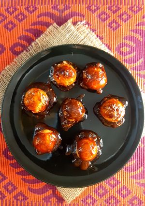 নলেন গুড়ের মনোহরা রেসিপির প্রধান ছবি