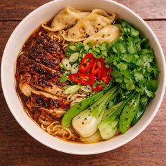 A picture of Plum Marinade Chicken Ramen.