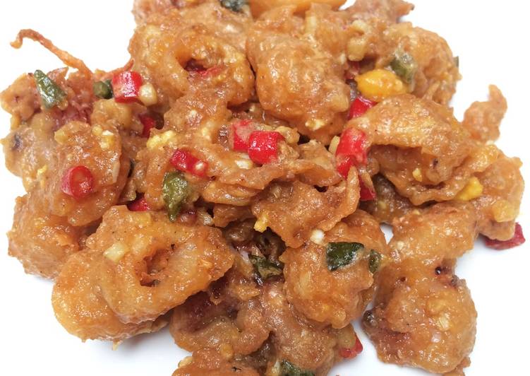 Salted Egg Squid (Cumi Telur Asin)