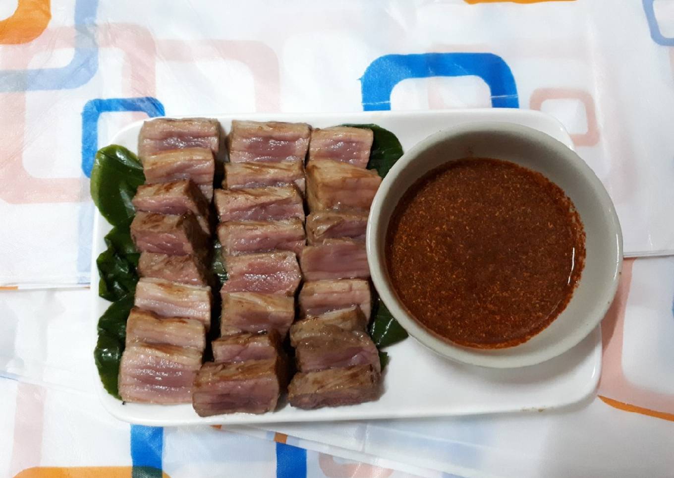 Sapi Panggang saus pedas (teflon)