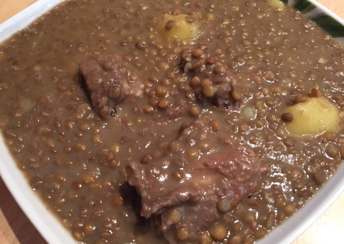 Lentejas con costillas 
