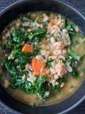 White Bean Soup with Turkey, Kale, and Lemon