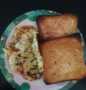 Easy Way Make Bread with Cheese Omelette the Delicious Really delicious