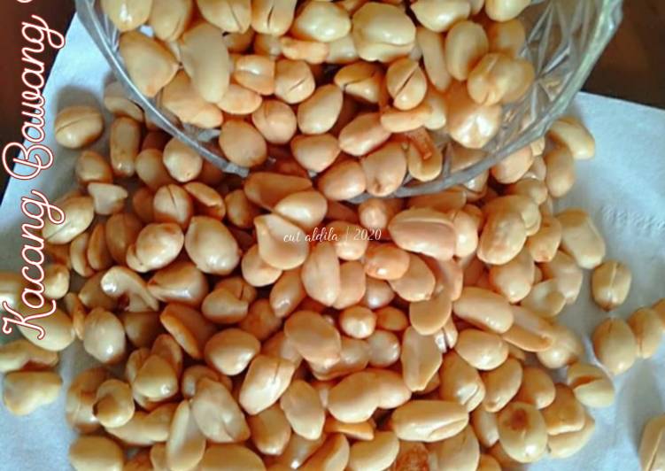 Kacang Bawang Gurih Renyah (Tips)