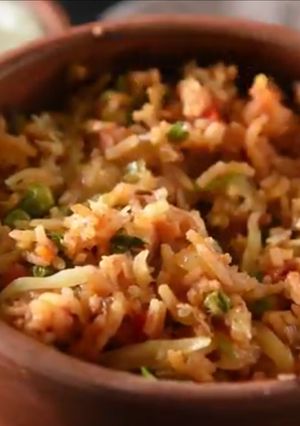 A picture of Biryani.