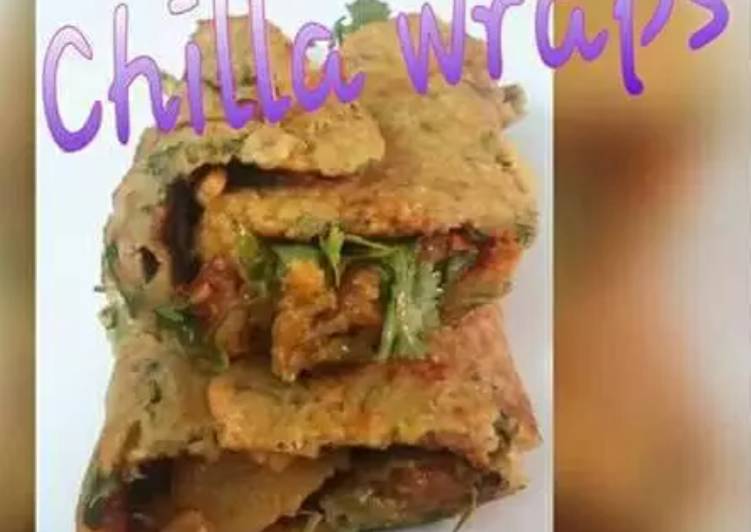 Recipe of Super Quick Homemade Chilla wrap