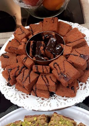 صورة لوصفة حلى مكعبات الجوزاء