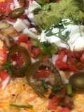 Nachos con chili, pico de gallo y queso (como los de Foster Hollywood)