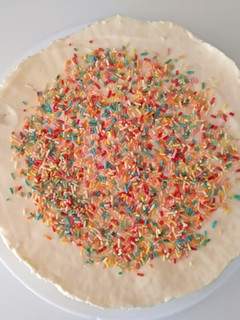 Una foto de Tarta de limón y galletas