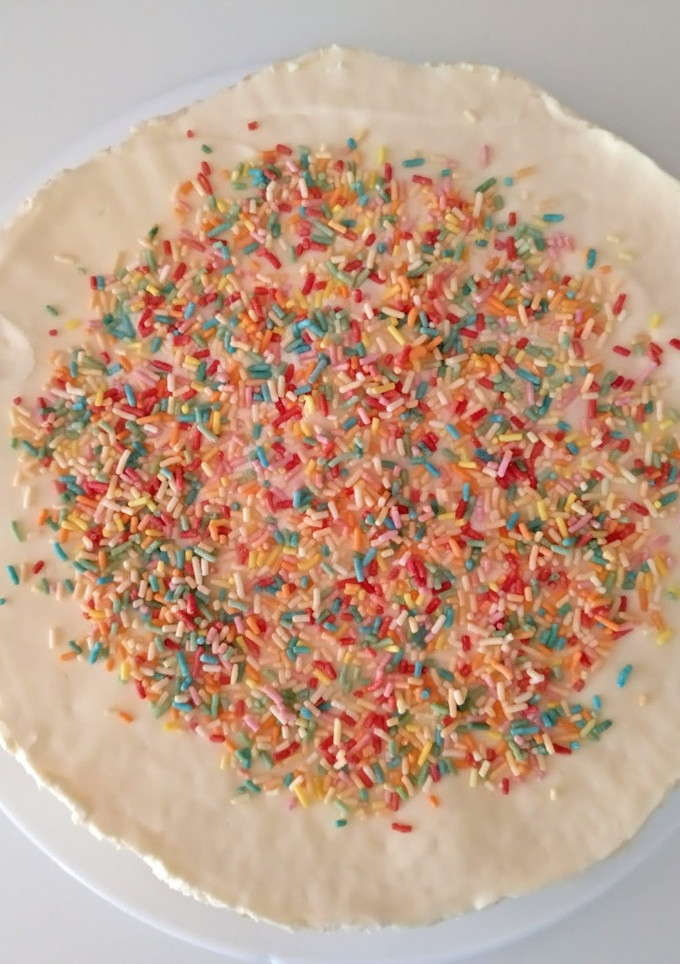 Una foto de Tarta de limón y galletas