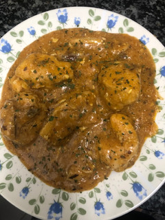 Una foto de 445. Pollo a la andaluza (principal carne)