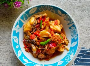 Foto resep Ayam Goreng Bawang Putih Sambal Jeletot