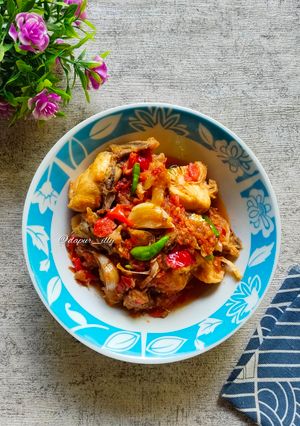 Foto resep Ayam Goreng Bawang Putih Sambal Jeletot