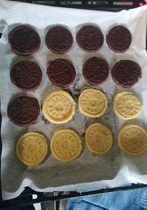 Vajas-kakaós süti pecsétes keksz🍪 recept fotója