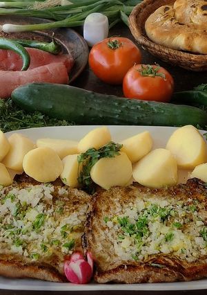 Roston sült gyulbasztija recept fotója