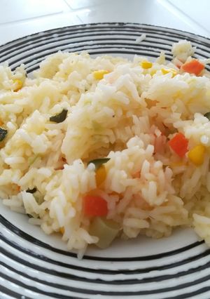 Una foto de Arroz a la mantequilla