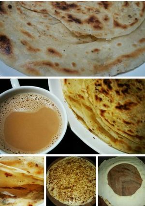 A picture of Masala Lachha (layered) Paratha😋.