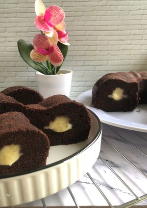 Foto resep 223. Bolu Kukus Ketan Hitam Keju Lumer