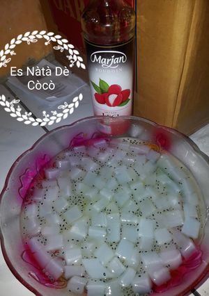 Foto resep Es Nata de coco
