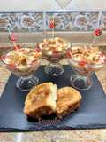 Fresas 🍓 con Torrijas bañadas en Natillas 💛 Receta de aprovechamiento