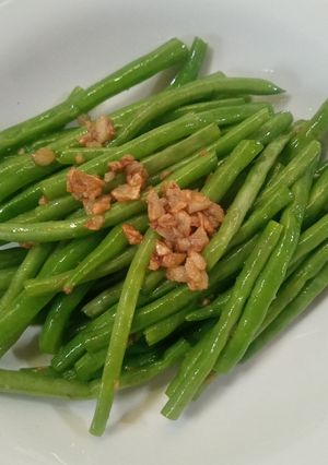 Foto resep Baby buncis cah bawang putih