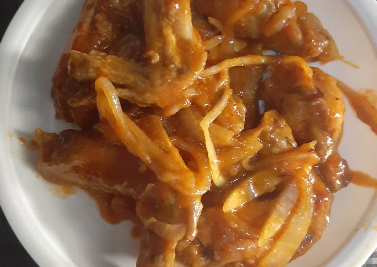 Bagaimana Mengolah Spicy and sweet chicken wings, Enak
