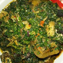 A picture of Vegetable soup.