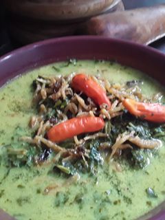 Foto resep Sayur daun singkong tumbuk