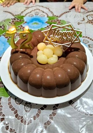 Foto resep Puding susu coklat