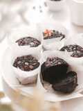Chocolate Custard Muffins