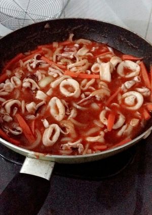 Foto resep Cumi Saus Padang