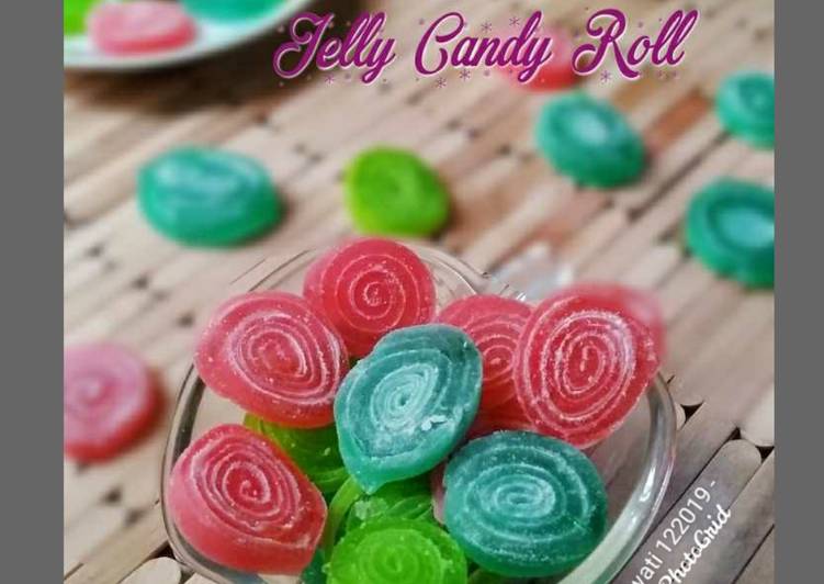 Jelly candy roll