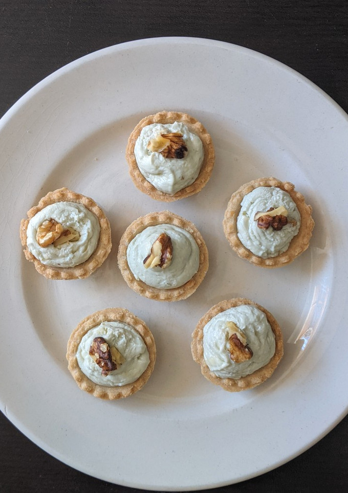 Una foto de Relleno de roquefort para tarteletas saladas