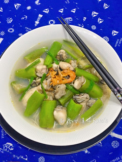 絲瓜蚵仔麵線 的食譜成品照片