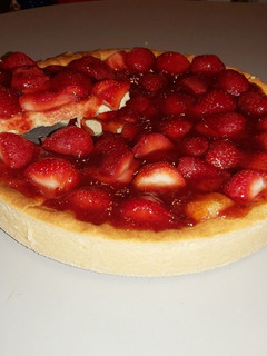 Una foto de Tarta de frutilla