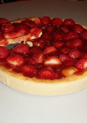 Una foto de Tarta de frutilla