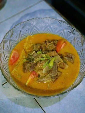 Cara Gampang Membuat Resep Gulai tunjang yang Bisa Manjain Lidah