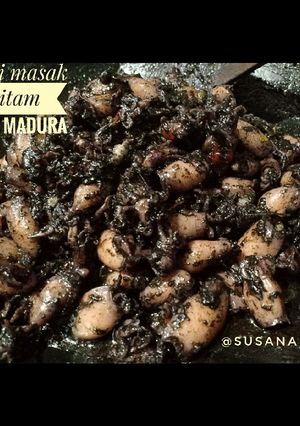 Foto resep Cumi masak hitam khas madura