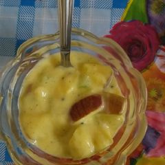 A picture of Custard fruit salad.